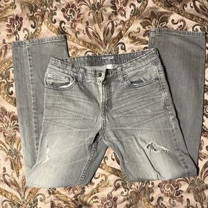 Boys trendy distressed denim
